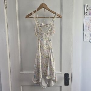 For Love & Lemons Glitter Garden Slip Dress